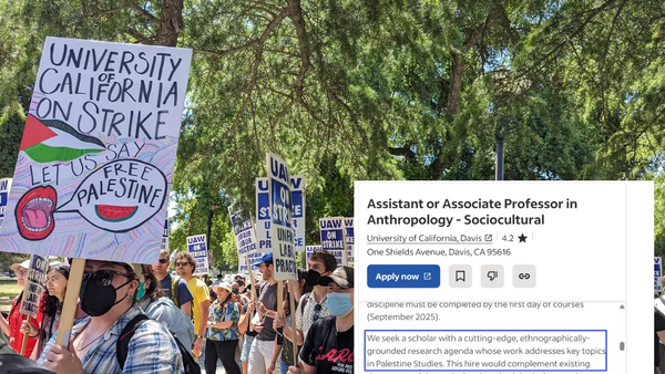 UC-Davis Offering $149K+ to Teach Anti-Israel “Palestine Studies”